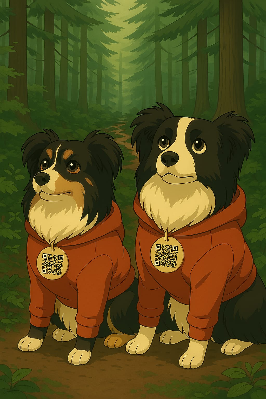 Herbie y Penny - Mascotas QRiosas